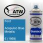 Preview: Ford, Acapulco Blue Metallic, 6 (1969): 400ml Sprühdose, von ATW Autoteile West.